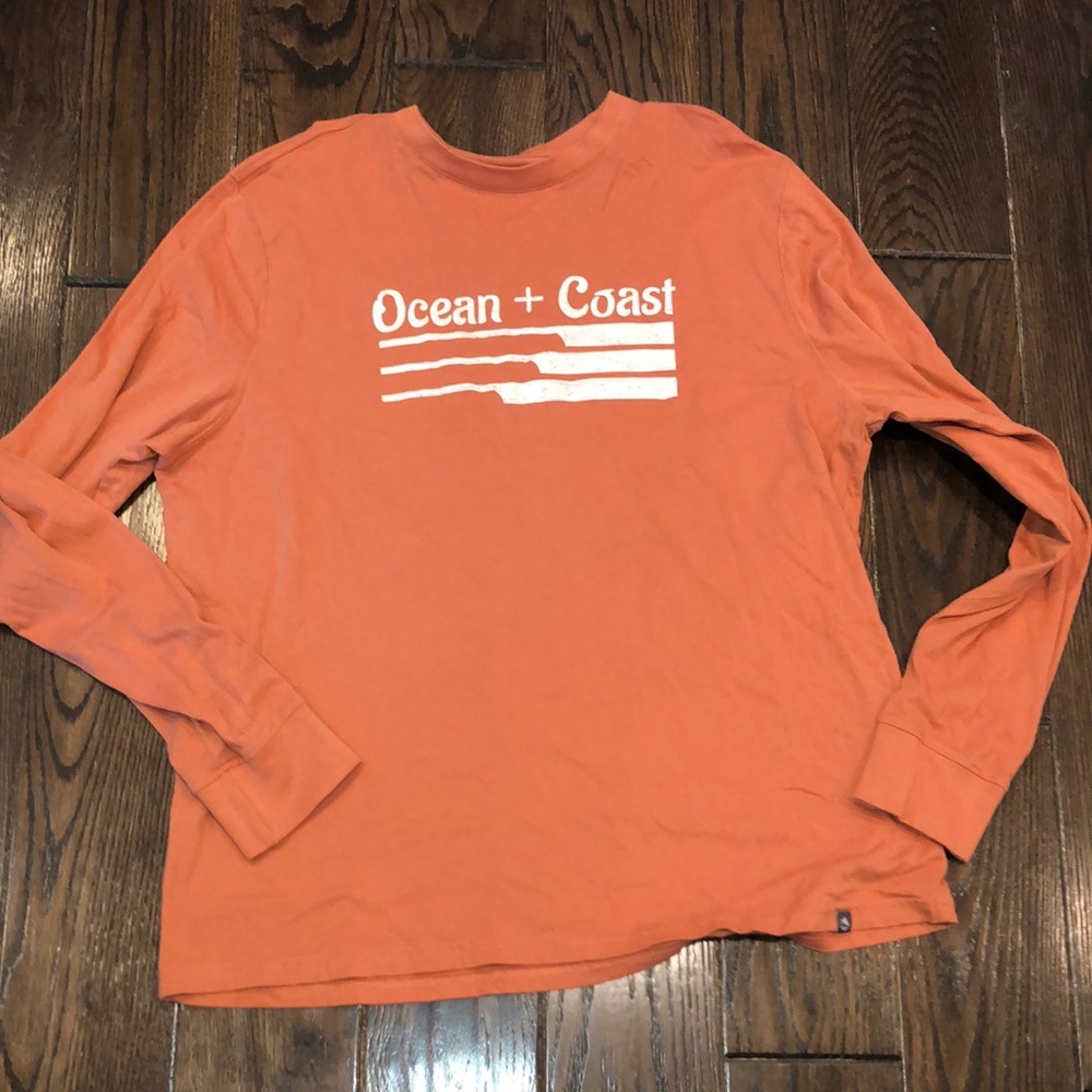 Ocean + Coast orange longsleeve T-shirt size XLarge